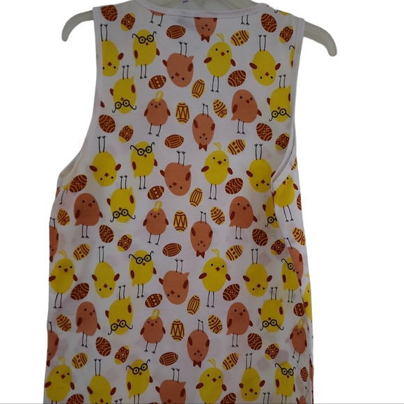 Mumy Room yellow eggs tank top . - Picture 2 of 5